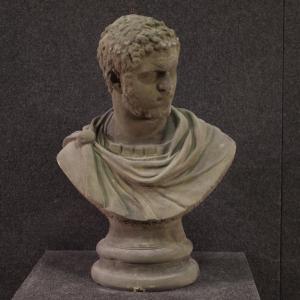 Zement Skulptur Büste des Kaisers Caracalla