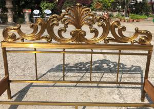 vergoldetes Doppelbett aus Bronze
