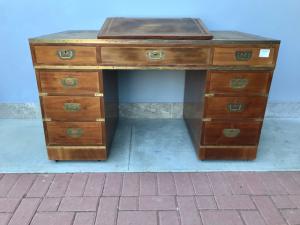 Unique English mahogany desk - Restored (work in progress)_car 2345
