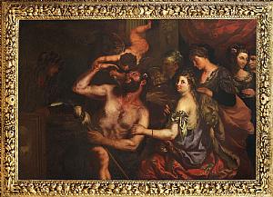 Pietro Paolo Raggi - Hercules and Omphale - SOLD