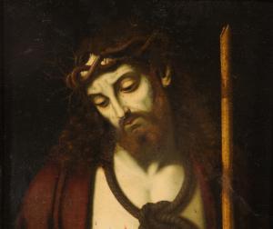 Ecce Homo, Andrea Solario (Milano, 1470 circa – Milano, 1524) seguace di - Foto 9