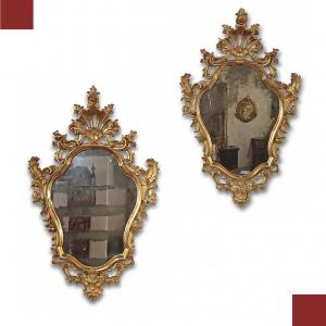COPPIA DI SPECCHIERE LUIGI XV META’ XVIII SECOLO 