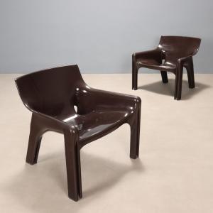 Poltronas 'Vicario' de Vico Magistretti para Artemide - Anos 60-70