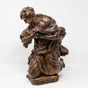 18th century, Genoa, Shepherd in adoration