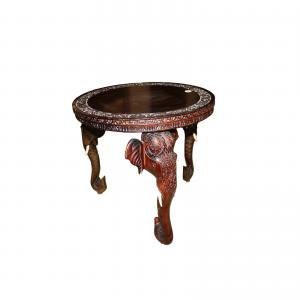 Mid-1900s Oriental low table with Elephants