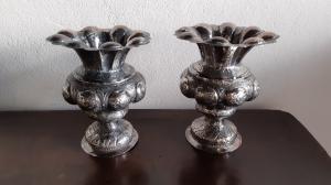 Conjunto de 4 vasos 'porta palmas' Veneza Luís XIV