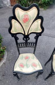 Coppia di sedie  in legno ebanizzato  Libeety - Foto 5