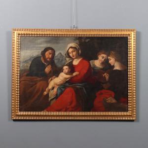Dipinto Sacra Conversazione - Copia da Jacopo Palma il Vecchio