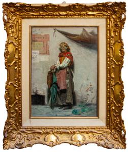 Pompeo Massani (Firenze, 1850 - 1920), Anziana popolana