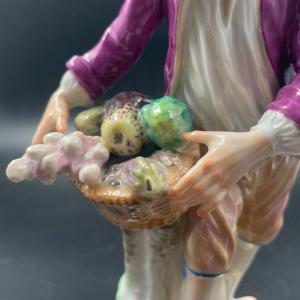 Manifattura di Meissen, Giovane ortolano, Porcellana - Foto 6