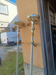 Coppia di bastoni da processione