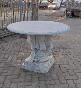 Runder Marmortisch