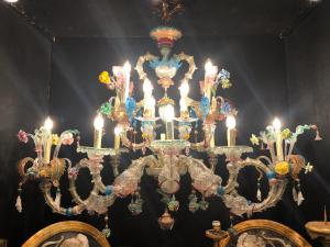 Venezianischer Gondel-Kronleuchter aus Muranoglas mit 14 Leuchten