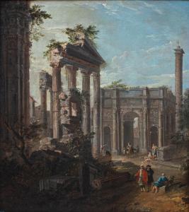 Antonio Joli (Modena, circa 1700 – Naples, 1777), Architectural Capriccio