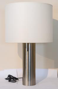 Lampada cilindro REGGIANI in acciaio anni '70