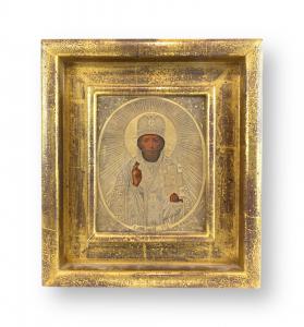 Icona Russa - S. Nicola - Russia XIX Secolo