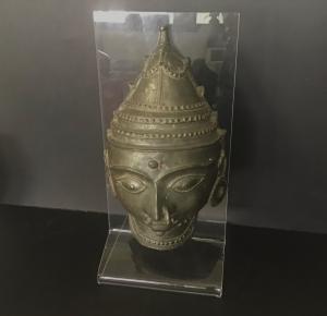 Maschera bronzo
