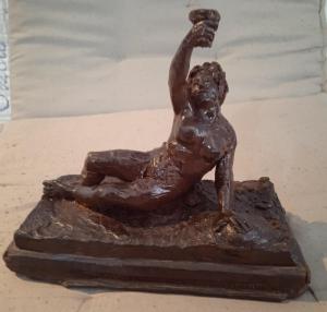 Nach Jean Jacques Pradier - Bacchante in Wachs, Entwurf
