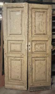 PTL698 - Porta laccata bianca, epoca '800, misure cm L 108 x H 190