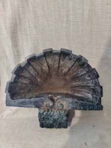 Magnifica acquasantiera veneziana in marmo - 29 x 24 cm - Venezia