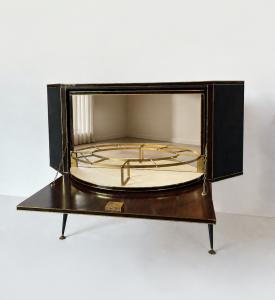 Mobiletto bar 1950 con interno girevole - Foto 5