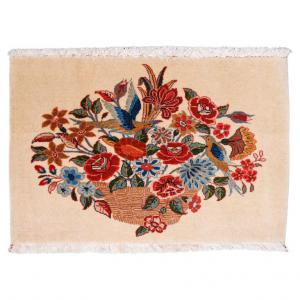 Piccolo tappeto Tabriz con fiori - n. 659 -