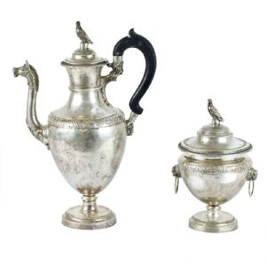 VENDUTO Set composto da Caffettiera e Zuccheriera