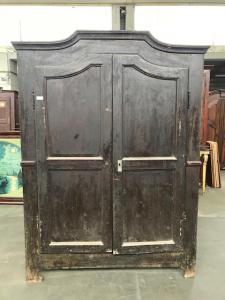 Catinate Piedmontese wardrobe in fruit wood - Restored (work in progress)_item 1896