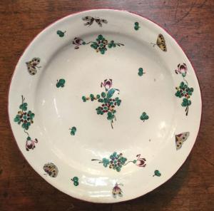 Majolica plate, Verdinelli manufacture of Monte Milone (Pollenza).