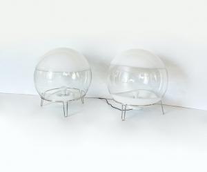 Lampade da tavolo in stile Sfera di Angelo Mangiarotti per Skipper