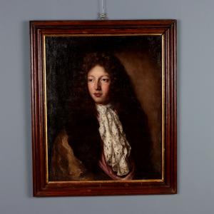 Pintura Antiga Retrato Masculino estilo Jakob Ferdinand Voet séc. XVII