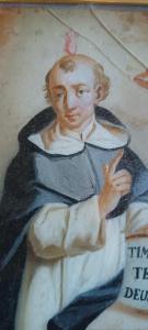 Antico dipinto su vetro-San Vincenzo Ferreri - Foto 7