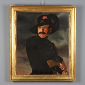 Portrait Painting of a Bersagliere