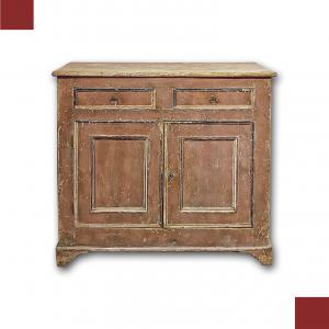 CREDENZA NEOCLASSICA DIPINTA FINE XVIII SECOLO 