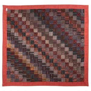 Copriletto con "patchwork" di IKAT - B/126.