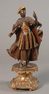 Carved walnut sculpture, Venice