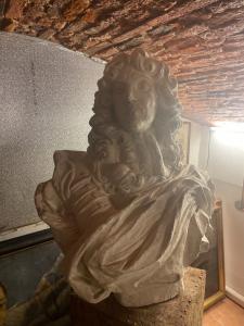 Escultura em Gesso "Luís XIV" século XVIII