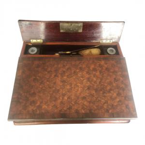 Mid-19th century travel writing desk
