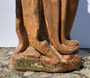 Scultore italiano (XVI secolo) - San Roberto. - Foto 6