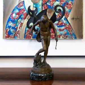 Eugène Quinton (Francia, 1853–1892) – “Giovane Arciere”, 1888, Eugène Quinton (France, 1853–1892) – “Young Archer”, 1888