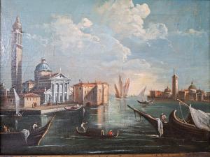 Venezia, olio su tela con cornice