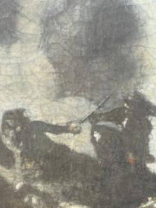 Círculo de Jacques Courtois, conhecido como "il Borgognone" (Saint-Hyppolite 1621 - Roma 1676) - Batalha de cavalaria. - Foto 7