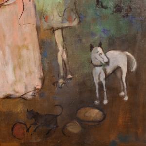 Italian painting, Family of Acrobats, dated 1981 - Foto 10