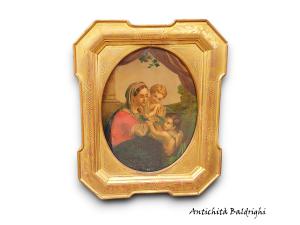 Madonna of the Grapes painting