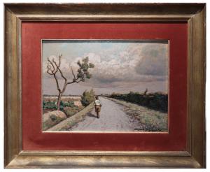 Gino Romiti (Livorno 1881-1967) - Landstraße