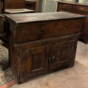 ARM266 - Solid wood cabinet, second half of the 19th century, dimensions cm W 104 x H 80 x D 52