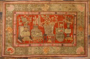 Antique Samarkand carpet - nr.1416 -