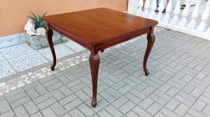 Mesa quadrada extensível. 106x106x81h