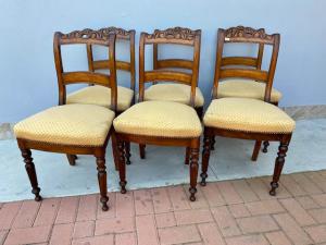 6 Sedie in Noce Campagnole - Restaurate (in corso d'opera)_car 2803
