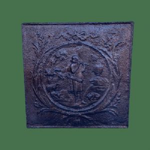 Piastra da camino con suonatore